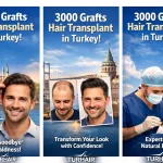 3000 grafts hair transplant in Turkey Turhair clinic before after results and expert doctor procedure