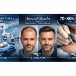 Hair transplant Turkey 2026 cost – doctor opening channels, before and after results, Turhair clinic