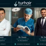 Dr. Demir, one of the best Turkish hair transplant doctors, at TurHair Istanbul showcasing expertise in FUE and DHI hair transplant procedures.