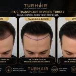 Hair Transplant Revision Turkey performed by Dr. Demir at TurHair correcting a failed hair transplant with natural hairline reconstruction