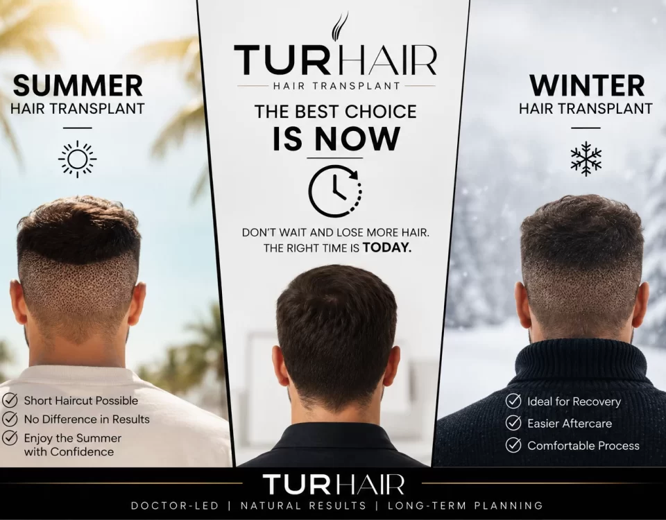 Best Time for a Hair Transplant in Summer vs Winter – Doctor-Led Hair Transplant at TurHair