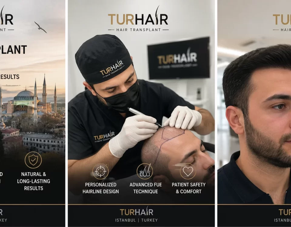 Hair transplant in Istanbul at TurHair by Dr. Mehmet Sirac Demir with natural hairline design, doctor-led FUE treatment and successful patient results.