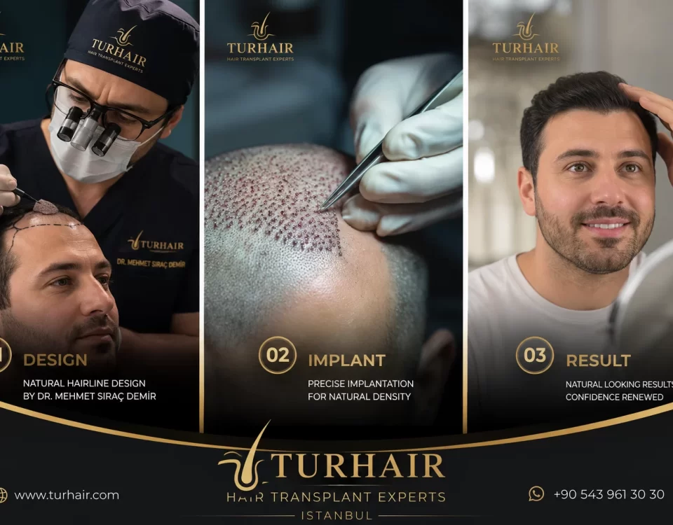 Hair transplant side effects explained by Dr. Mehmet Sıraç Demir at TurHair using a doctor-led FUE hair transplant approach.