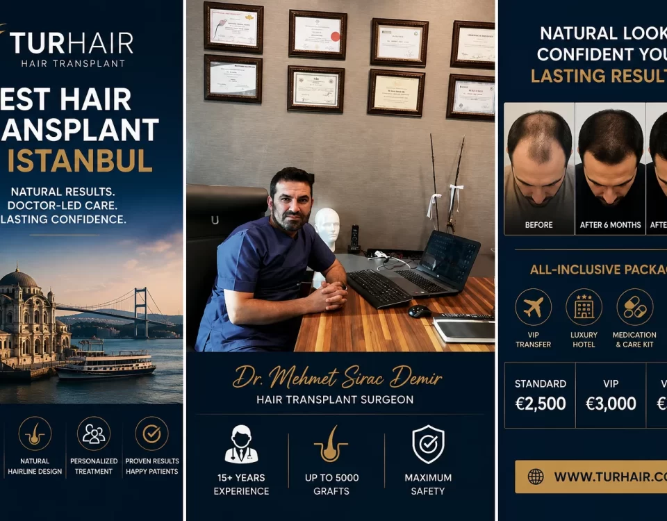 Best hair transplant in Istanbul – TurHair and Dr. Mehmet Sıraç Demir