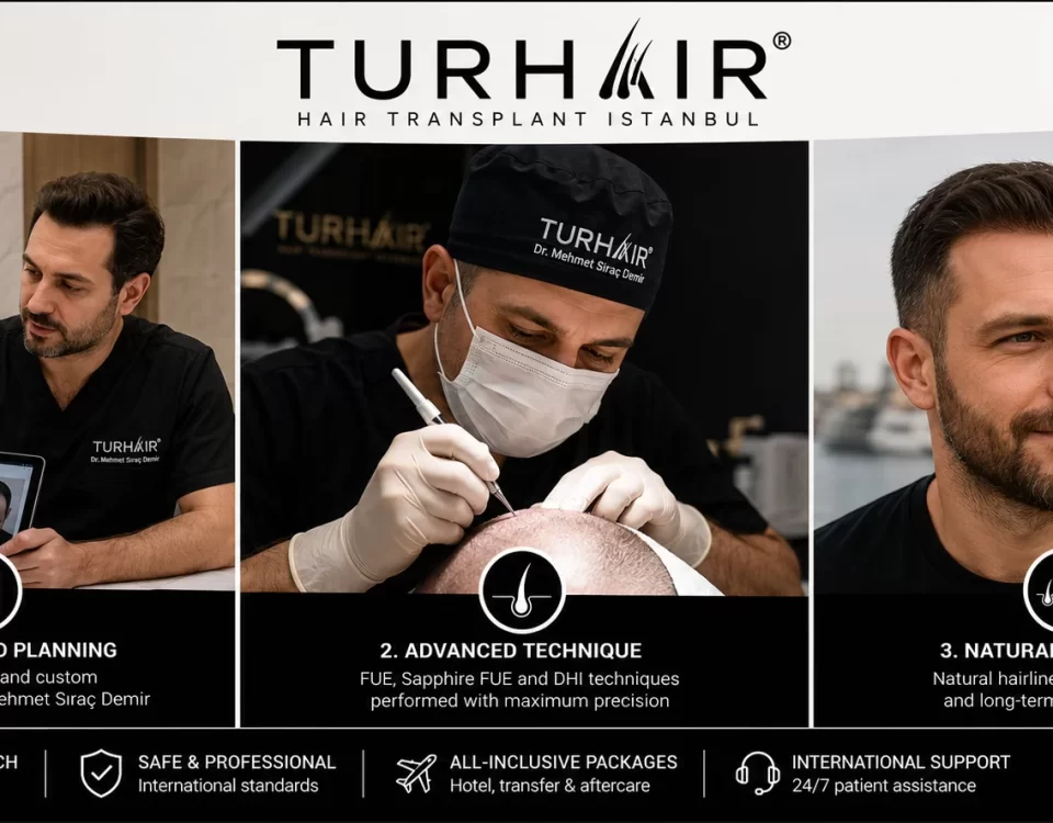Hair transplant in Greece vs Turkey 2026 comparison – TurHair Istanbul doctor-led FUE, Sapphire FUE and DHI hair transplant