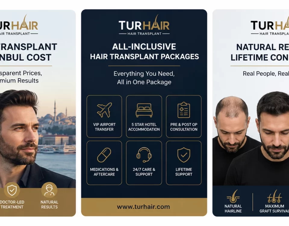 Hair Transplant Istanbul Cost 2026 – TurHair hair transplant packages and results