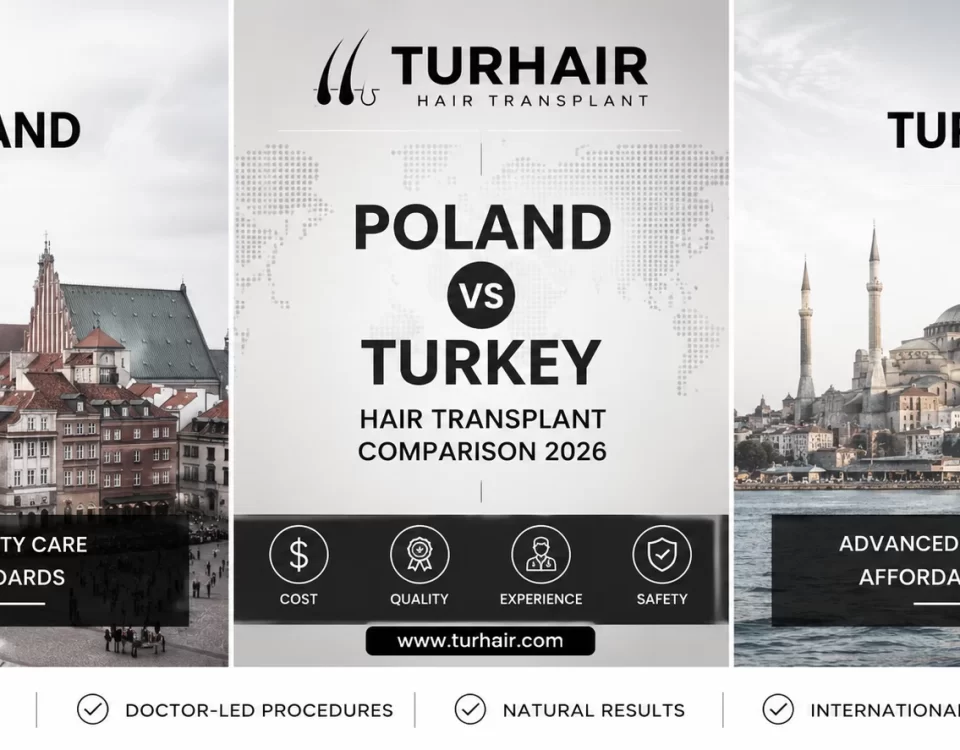 Hair Transplant in Poland vs Turkey 2026 cost and quality comparison by TurHair