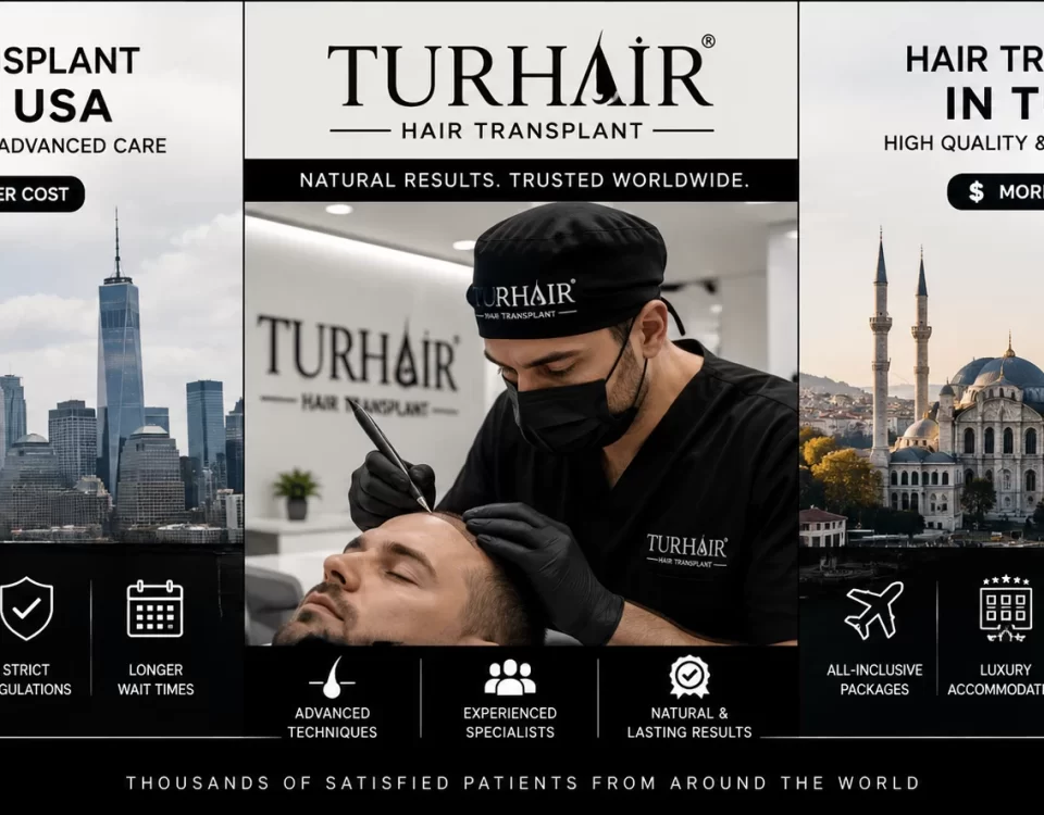 Hair Transplant in the USA vs Turkey 2026 – TurHair Istanbul Cost and Quality Comparison