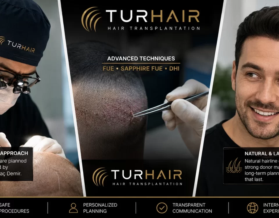 Top 10 Hair Transplant Clinics in Turkey – TurHair doctor-led hair transplant with Dr. Mehmet Sıraç Demir