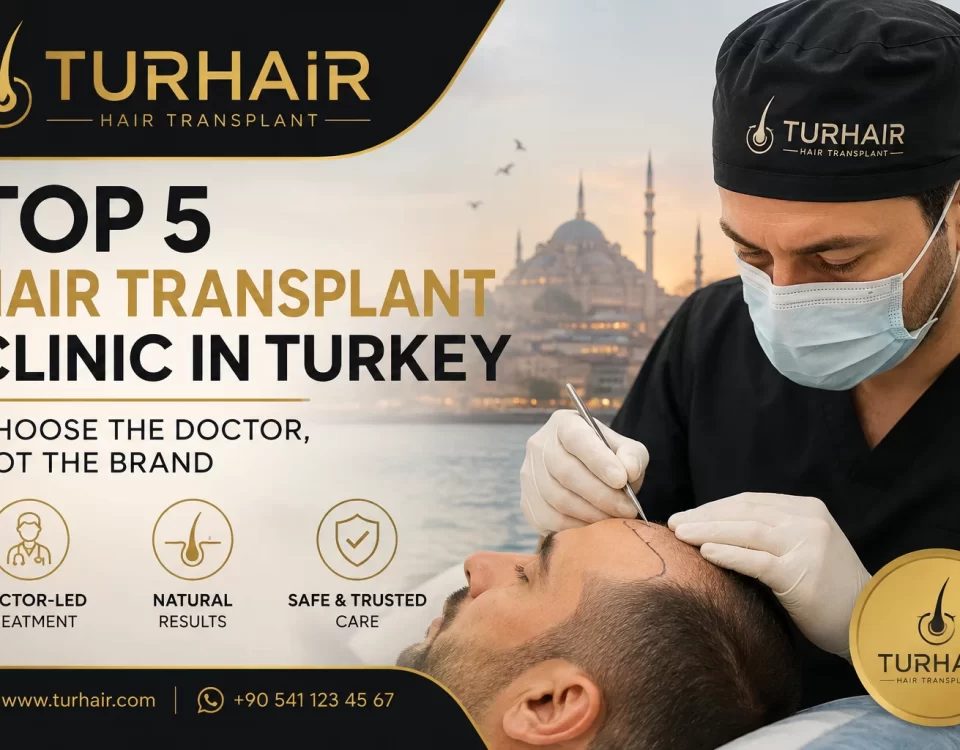 Top 5 hair transplant clinic in Turkey 2026 – TurHair doctor-led hair transplant
