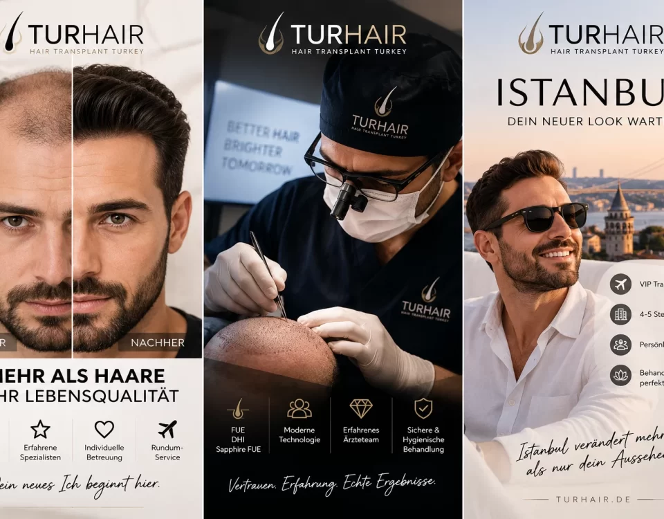 TurHair Haartransplantation Türkei 2026 – Vorher-Nachher, Behandlung in Istanbul und VIP Haartransplantation